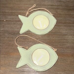 Wooden fish-shaped decorative Set